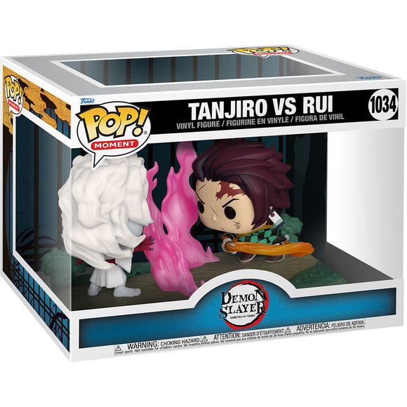 Demon Slayer Tanjiro vs. Rui Funko Pop! Vinyl Moment