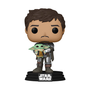 Star Wars: The Mandalorian Mando Holding Child Pop! Vinyl Figure