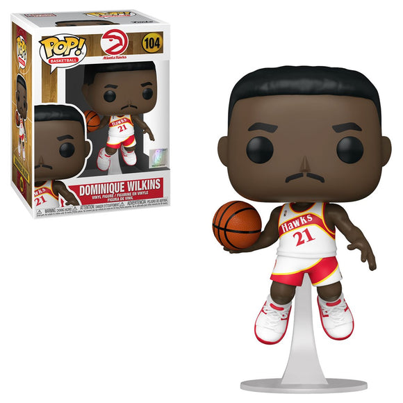 NBA: Legends Dominique Wilkins (Hawks Home) Pop! Vinyl Figure