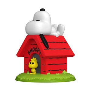 Peanuts Snoopy on Doghouse Deluxe Pop! Vinyl Figure: