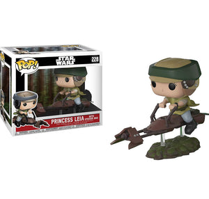 Star Wars Leia on Speeder Bike Collectible Vinyl Figure (Princess Leia) Funko Pop Deluxe: