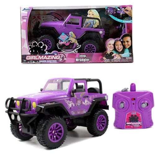 Girlmazing Purple Jeep Wrangler 1:16 Scale RC Vehicle